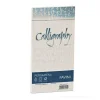 Confezione 25 buste carta pergamena Calligraphy cm 11x22 gr 90 colore naturale