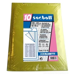 Confezione 10 buste imbottite Sacboll colore avana