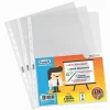 Confezione 25+1 buste trasparenti a foratura universale cm 22x30 finitura ruvida