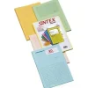 Confezione 20 cartelline colorate con finestra Sintex A4