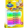 Confezione 6 colle glitterate Glitter Glue Fluo