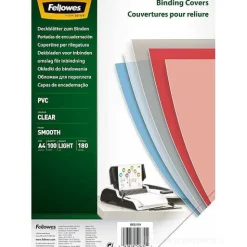 Confezione 100 Copertine in pvc per rilegatura A4 - 180 my