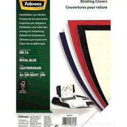 Confezione 100 copertine per rilegatrice Delta blu formato A4