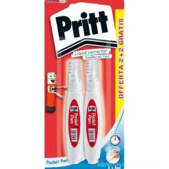 Confezione 4 correttori a penna Pritt Pocket Pen