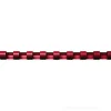 Confezione 100 dorsi plastici 8 mm rosso