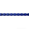 Confezione 100 dorsi plastici 12 mm blu
