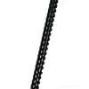Confezione 50 dorsi plastici per rilegatrici 25 mm nero