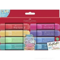 Confezione 8 evidenziatori colori pastello Textliner