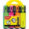 Confezione 4 evidenziatori Fluo Peps