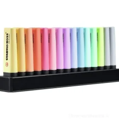 Confezione 15 evidenziatori Stabilo Boss Original Pastel