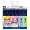 Confezione 6 evidenziatori Textsurfer Classic Pastel