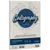 Confezione 50 fogli carta pergamena Calligraphy A4 cm 21x29,7 gr 190 colore perla