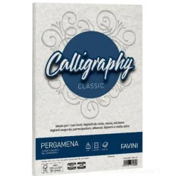 Confezione 50 fogli carta pergamena Calligraphy A4 cm 21x29,7 gr 90 colore bianco