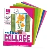 Confezione 24 fogli carta velina colorata cm 24x34