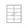 Confezione 10 fogli da 10 etichette autoadesive 56x26mm carta bianca Markin