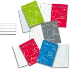 Confezione 30 fogli protocollo A4 rigatura 1R
