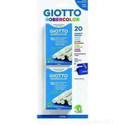 Confezione 20 gessetti bianchi per lavagna