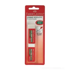 Confezione 2 gomme senza PVC per matita