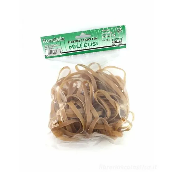 Confezione 80 grammi elastici a fascetta misure assortite