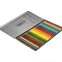 Confezione in metallo 36 pastelli Giotto supermina