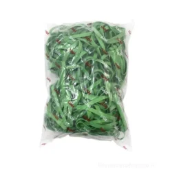 Confezione 1 kg fettuccia elastica verde diametro 120 mm