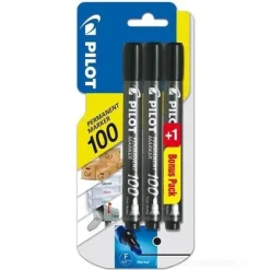 Confezione 3 marcatori indelebili Permanent Marker 100