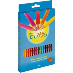Confezione 36 matite colorate Elios con temperamatite