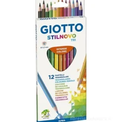 Confezione 12 matite colorate triangolari Giotto Stilnovo Tri