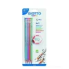 Confezione 4 matite HB e gomma Giotto