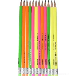 Confezione 12 matite in grafite fluo Swano 4907 HB