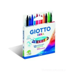Confezione 12 pastelli a cera Giotto Cera