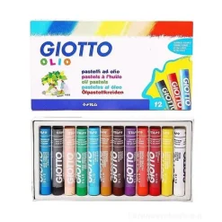 Confezione 12 pastelli ad olio Giotto Olio Maxi