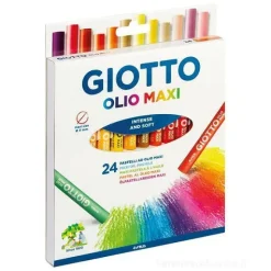 Confezione 24 pastelli ad olio maxi Giotto