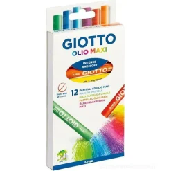 Confezione 12 pastelli ad olio maxi Giotto