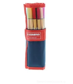 Confezione 25 pennarelli fineliner Point 88 con custodia roller