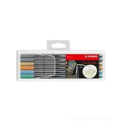 Confezione 6 pennarelli Pen 68 Metallic
