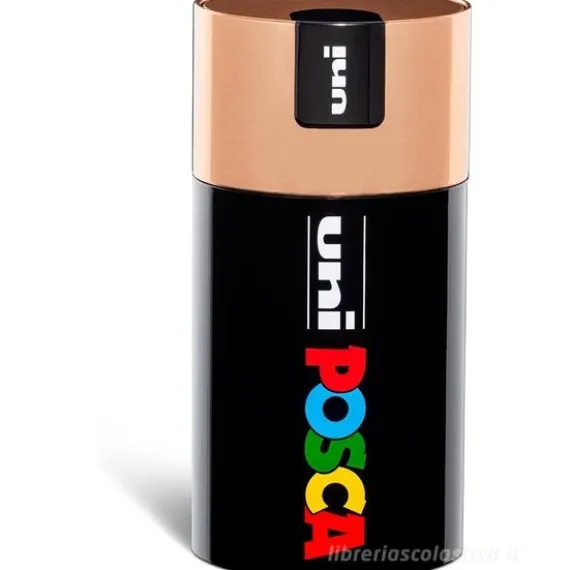 Confezione 18 pennarelli punta media 2,5 mm UniPosca Gift Box bronzo