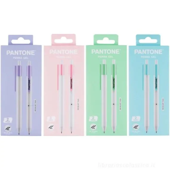 Confezione 2 penne a gel Pantone colori ass.(PT 84015446)