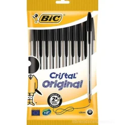 Confezione 10 penne a sfera Bic Cristal Original