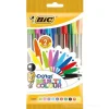 Confezione 10 penne a sfera Bic Cristal Multicolor colori assortiti