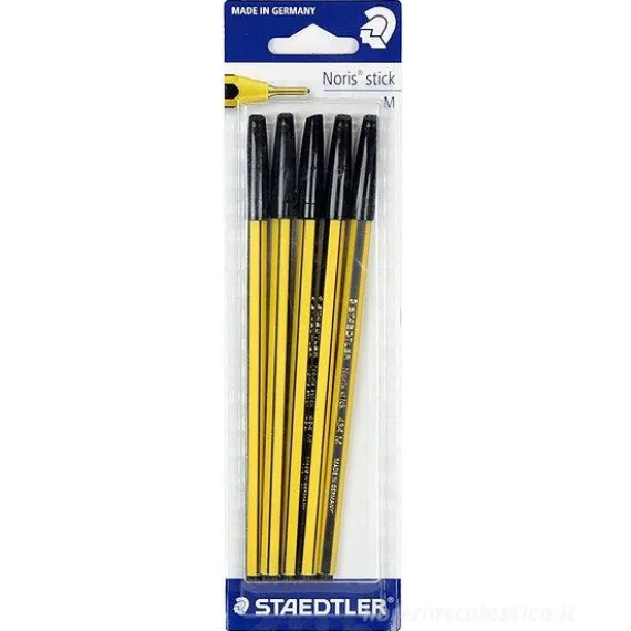 Confezione 5 penne a sfera Noris Stick 434