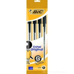 Confezione 4 penne biro Cristal Original