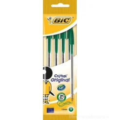 Confezione 4 penne biro Cristal Original