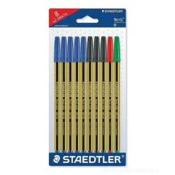 Confezione 10 penne colorate Noris Stick 434