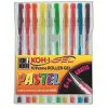 Confezione 10 penne colorate roller gel colori pastello