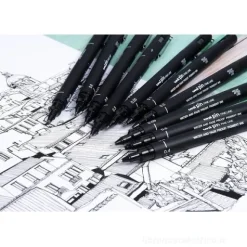 Confezione 11 penne fineliner Uni Pin (M 84020235)