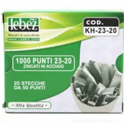 Confezione 1000 punti metallici alti spessori 20mm