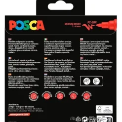 Confezione 8 pz. posca Brush (M PC5BR 8P)