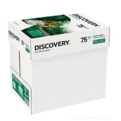 Confezione 5 risma 500 fogli carta fotocopie A4 75 grammi Discovery