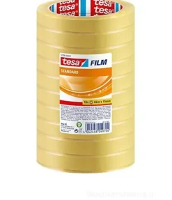 Confezione 10 rotoli di nastro adesivo Tesafilm 66mx15mm